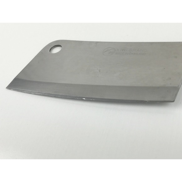 Kiwi Brand Mini Cleaver Knife Chopper Thai Made Stainless Steel Wood‎ Handle - Picture 10 of 13
